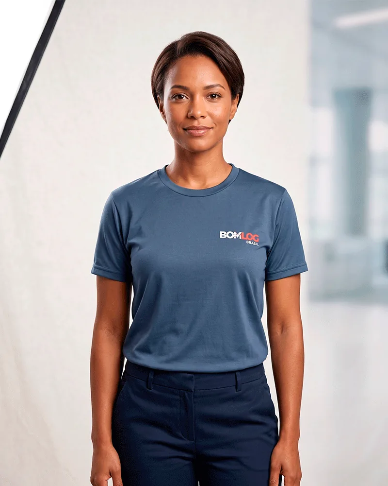Camiseta de uniforme para equipe operacional, fardamento empresarial feito em Recife